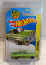 2014 HOT WHEELS GREEN '83 CHEVY SILVERADO MINT/NEAR MINT IN A PROTECTOR CASE
