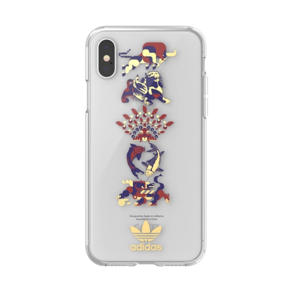 Coque iPhone X transparente à motif CNY pour célébrer le Nouvel An