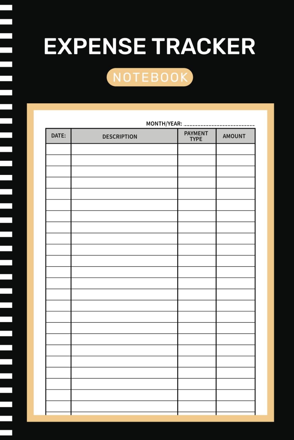 Expense Tracker Notebook: Daily Spending Tracker Bill Organizer Log Book, Budge