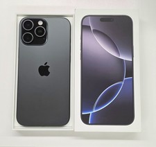 iPhone 16 Pro Max 256GB Titanium Black - Unlocked - 90% battery - Mint Condition