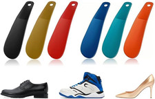6-Pack Mini Shoe Horns   6.2" Small Plastic Shoe Horn Set for Men, Women  Kids,