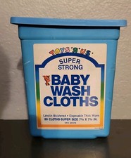 1985 Toys R Us Baby Wash Cloth Package