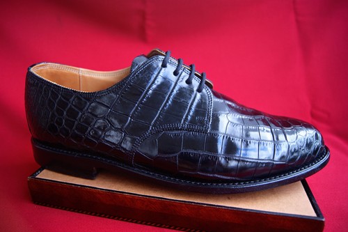 Ludwig Reiter 9 (EU 43) CUSTOM MADE Bespoke Ultra Rare Plain Toe Blucher Top - Bild 9 von 14