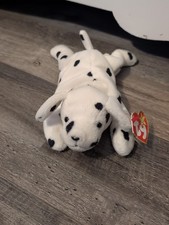 TY Beanie Baby Retired Sparky The Dalmatian 1996 With Tags