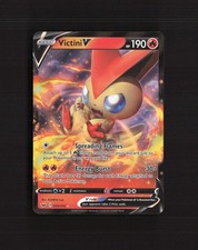 Victini V 025/202 Sword & Shield Ultra Rare Holo Pokemon Card NM