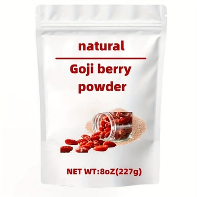 Natural High-Quality Goji Berry Powder Fine Texture and Rich Flavor Vegan