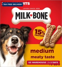 Milk-Bone Crunchy Medium Dog Treats, 10 Lb. Box, Original Beef Flavor