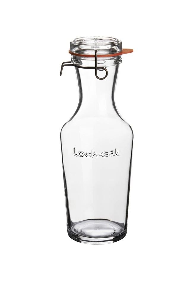 Luigi Bormioli Lock-Eat 3pc Jar Set (Set of 3) : Innovative Glass Lid, Easy t... - Image 4 of 4