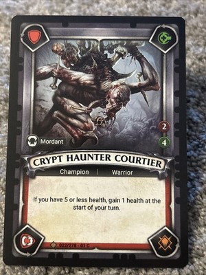 Crypt Haunter Courtier - Foil - Warhammer Age Of Sigmar - Champions - 022/278 C