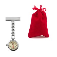 Schwesternuhr Krankenschwesteruhr Pflegeruhr Kitteluhr Pulsuhr Taschenuhr Clip