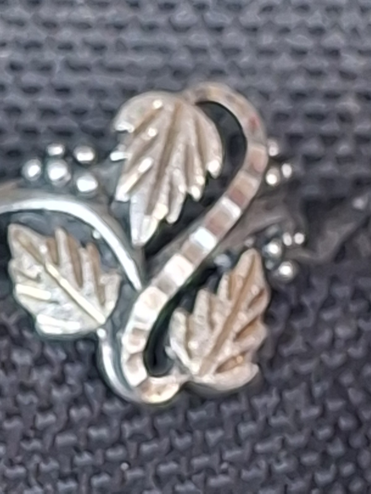 Women's Sterling Silver Leaf Ring - image 1