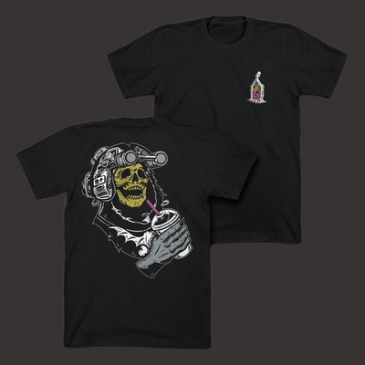 XL - WASTELAND KOOKS x GRAVE SOLUTION SHORT SLEEVE T-SHIRT NEW SEALED