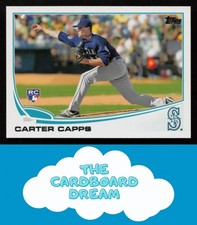 Carter Capps 2013 Topps #157 RC Rookie Seattle Mariners Baseball Card. rookie card picture