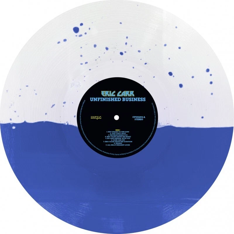 Eric Carr Unfinished Business (Vinyl) 12" Album Coloured Vinyl (Limited Edition)