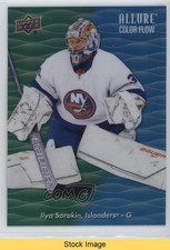 2023-24 Upper Deck Allure Color Flow Green Blue Ilya Sorokin #CF-29 READ 8db