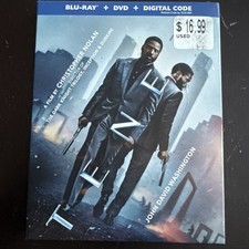 Tenet Christopher Nolan Blu-ray W/ Slipcover