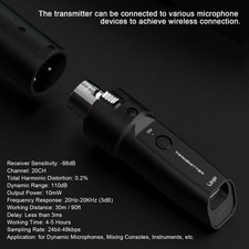 Wireless Microphone Transmitter Receiver XLR Microphone Wireless System