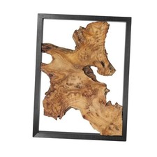 16'' 12''Modern Wood Wall Decor- Natural wood Handcrafted Rustic Irregular 1