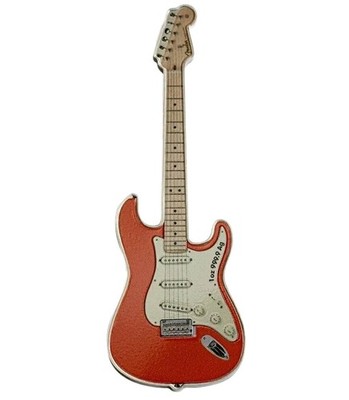 2022 1 Oz Silver $2 Solomon Islands FENDER STRATOCASTER IN FIESTA RED Proof Coin