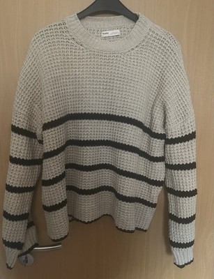Pull&Bear Damen Pullover Gestreift Gr. S