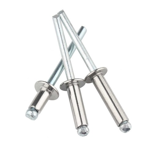 Standard Blindnieten Flachkopf Ø2,4 bis 6.4mm in Alu/Stahl Popnieten Nieten Niet - Bild 5 von 66