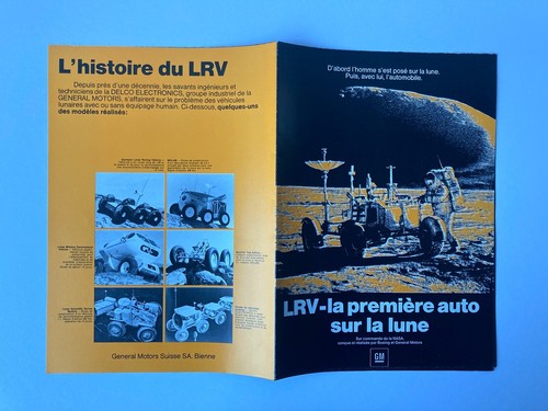 Brochure LRV Lunar roving véhicule General motors car voiture lune moon Apollo - Imagen 4 de 6