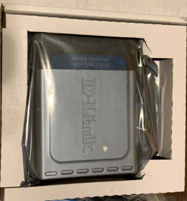 D-Link DI-524 54 Mbps 1-Port 10/100 Wireless G Router Sealed.  No outer Box.
