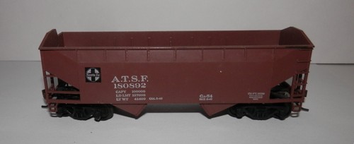 Tolva de extremo desplazada de 2 bahías Athearn HO 34' Santa Fe ATSF 180892 con kadees | Zustand: Used