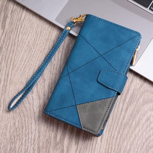 For Samsung A11 A21s A31 A41 A51 Lanyard Wallet Case Zip Card Leather Flip Cover - Picture 18 of 37