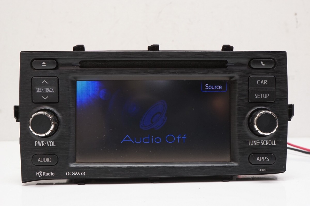 北米PRIUS C CDオーディオ TOYOTA PRIUS C Radio Navigation NAV Unit AM-FM CD OEM 2012