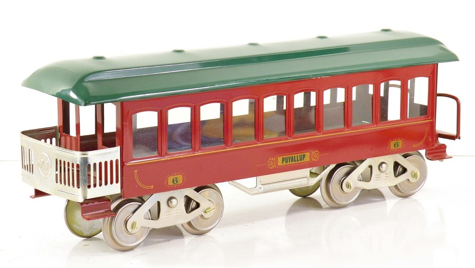 McCoy Trains 5Car Cascade Passenger Set Tinplate Standard Gauge /15