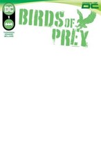 Birds of Prey #1 Blank Card Stock Variant Cover D