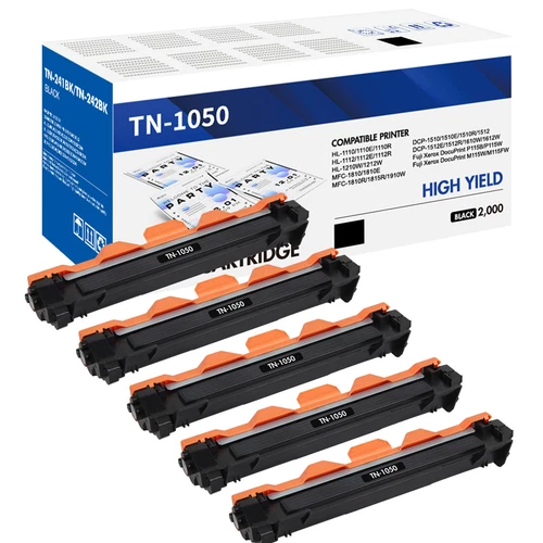 5XL Toner Kompatibel für Brother TN-1050 DCP-1510 MFC-1910W 1810 HL1110 DCP1612W