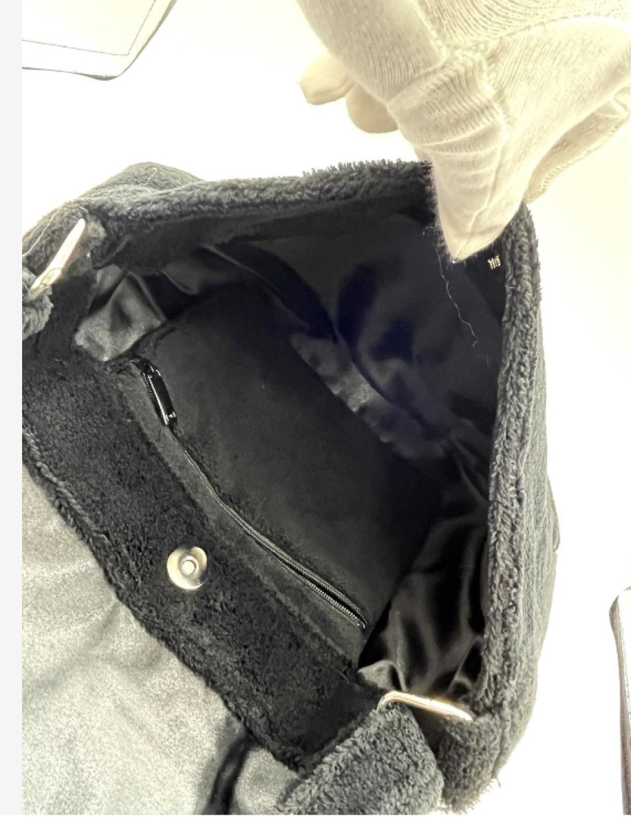 CHANEL Shoulder Bag Precision Pile Magnet Flap Black and White FedEx  Shipping