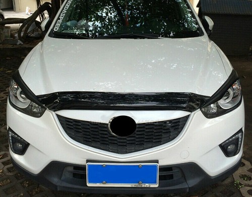 Front Bug Shield Hood Deflector Guard Bonnet Protector For Mazda CX-5 2012-2016 - Picture 4 of 9