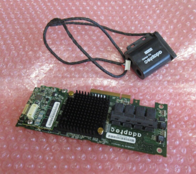 Adaptec ASR-71605 1GB Cache 16-Port 6Gbps Raid Controller + Akku & Kabel