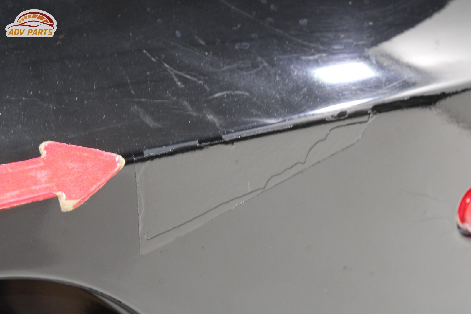 2005-2009 FERRARI F430 REAR BUMPER COVER PANEL W/ REFLECTOR LAMPS & CAMERA OEM