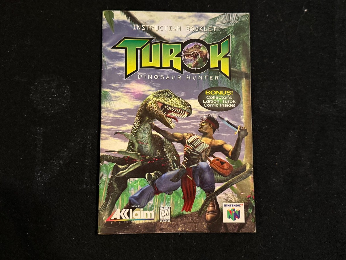 Turok: Dinosaur Hunter中古美品・N64北米版 512r78l1ViL