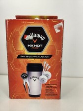 Callaway Gift Set Bundle: Divot Tool Bottle Opener Travel Mug Warbird Golf Balls