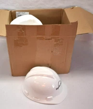 Lot of 5 MSA Hard Hats w 3 Suspension Inserts Construction Helmets BRANDED