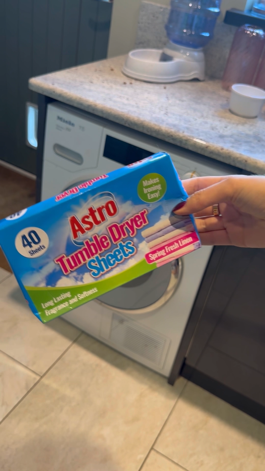 80280 Tumble Dryer Sheets Fresh Linen Scented Fabric Laundry Softener