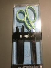 Gingher SHARON 8" Knife Edge Scissors Designer Series RETIRED  BRAND NEW 
