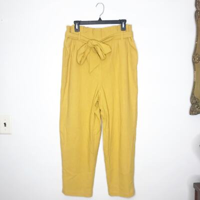 Anthropologie Lost and Wander Yellow Trouser