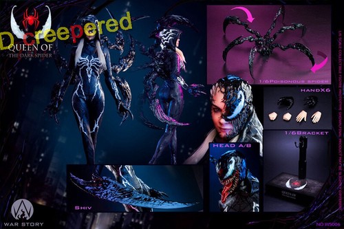 WAR STORY Venom Female WS006 1:6 Action Figure Collectible Toys Deluxe Edition - 第 5/12 張圖片