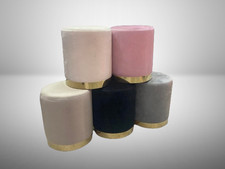 POUF PUFF POGGIAPIEDI CILINDRO SGABELLO MODERNO VARI COLORI H 40cm L 35 cm