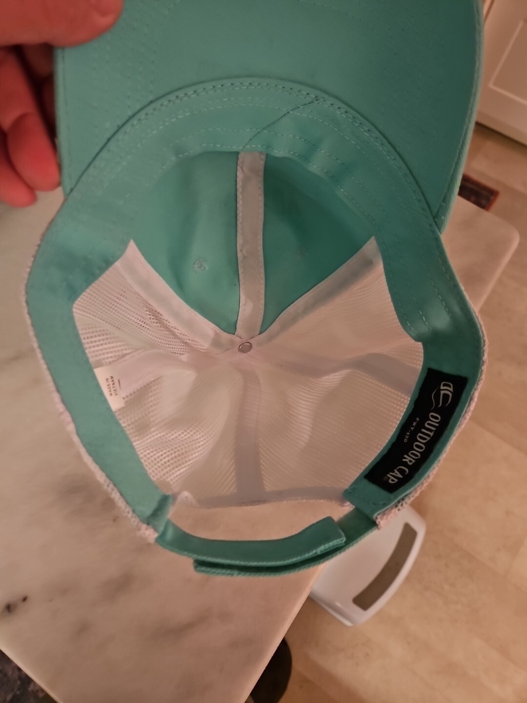 Bad Boy Mowers NICE Snapback Hat Baseball Trucker Cap Adjustable Mint/White 