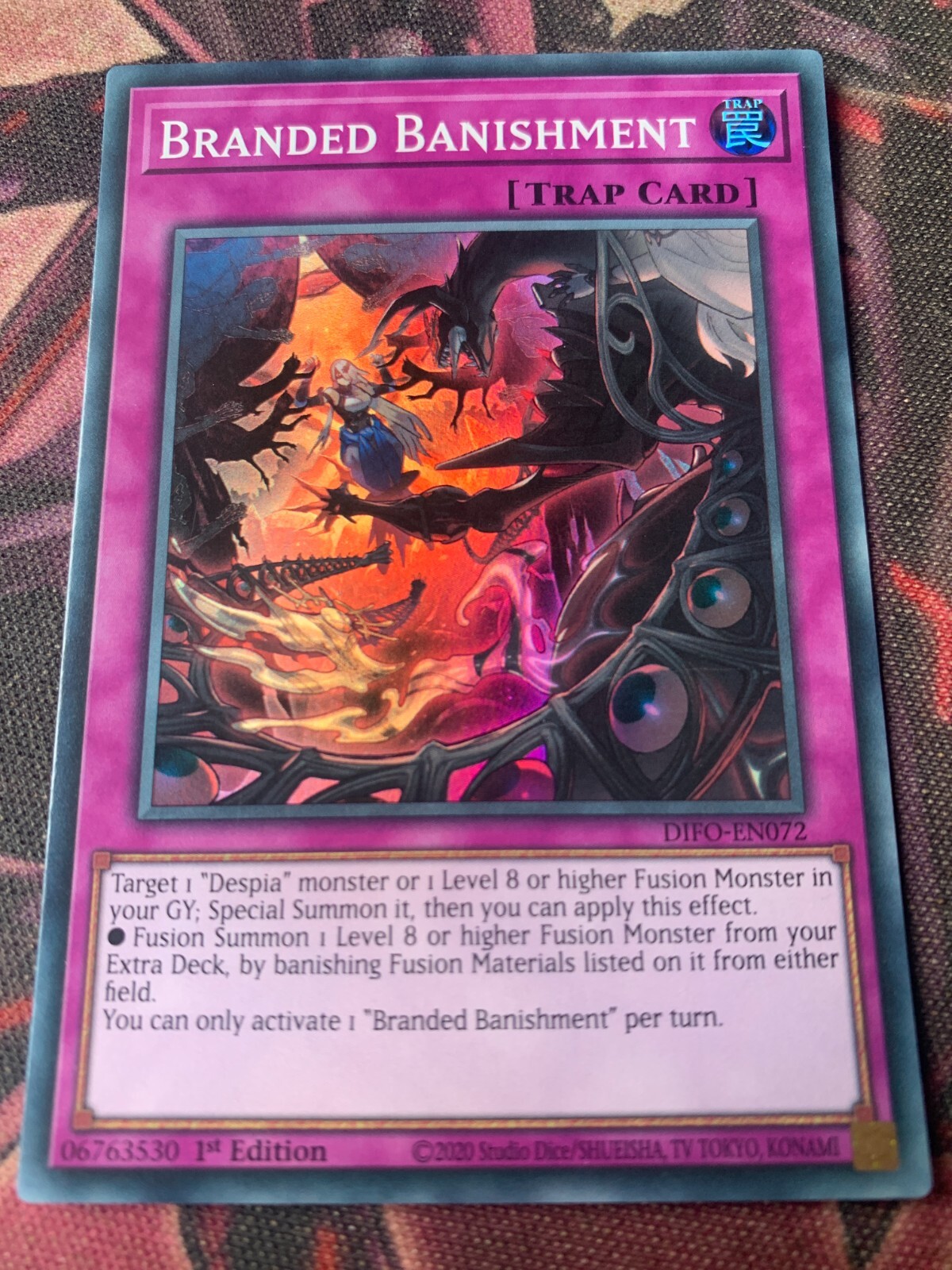 Branded Banishment DIFO-EN072 1st Edition Super Rare - YuGiOh | eBay UK