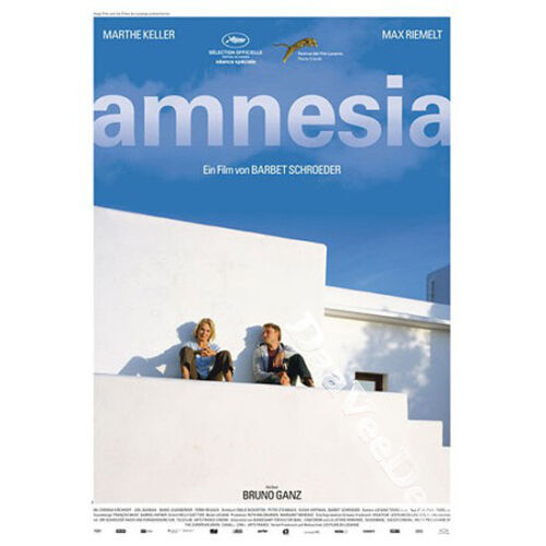 Amnesia NUEVO DVD de culto PAL Barbet Schroeder Marthe Keller Max Riemelt Suiza - Imagen 1 de 1
