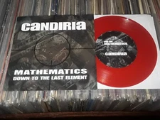 CANDIRIA MATHEMATICS 7" 45 SINGLE RED VINYL US 1999 NM UNPLAYED NEW DOOM METAL