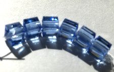 Swarovski Crystal Cubes 8mm 288 pc/FP Lt. Sapphire 5601